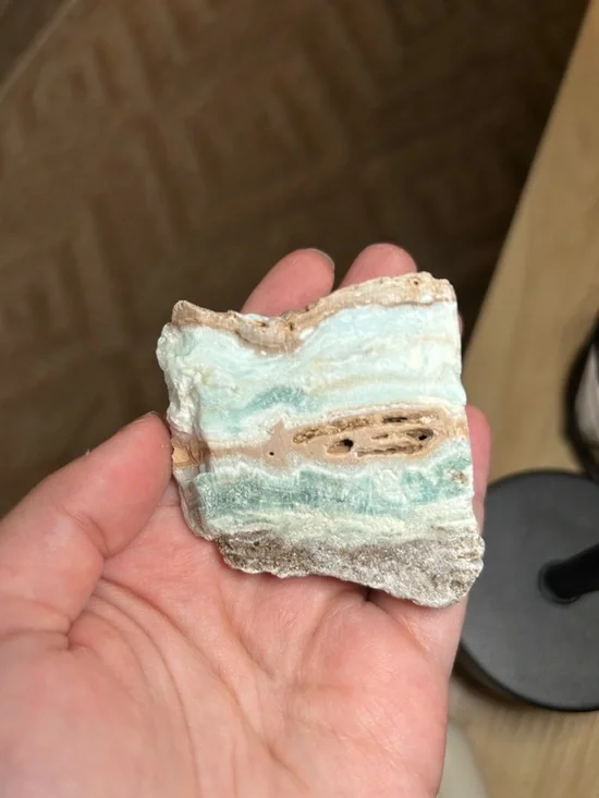 Raw Specimen Carribean Calcite - Picture 2 of 2